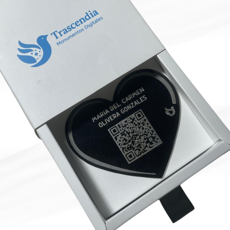 Memorial QR – Corazon Luto Eterno